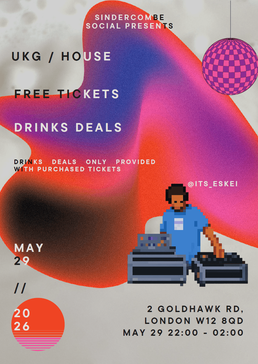 UKG / HOUSE at Sindercombe Social