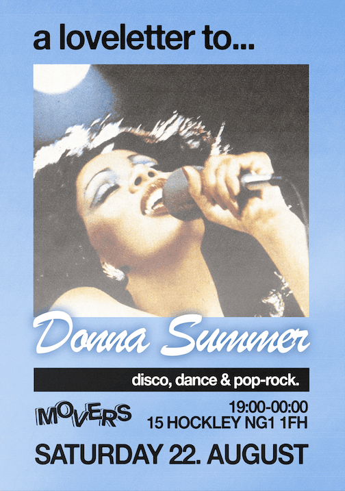 A love letter to... Donna Summer at Movers