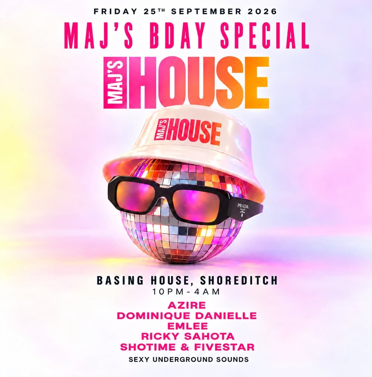 MAJS HOUSE PARTY - 2ND BIRTHDAY SPECIAL -Lance Morgan / Ricky Sahota / HOUSE//FUNKY//DEEP TECH