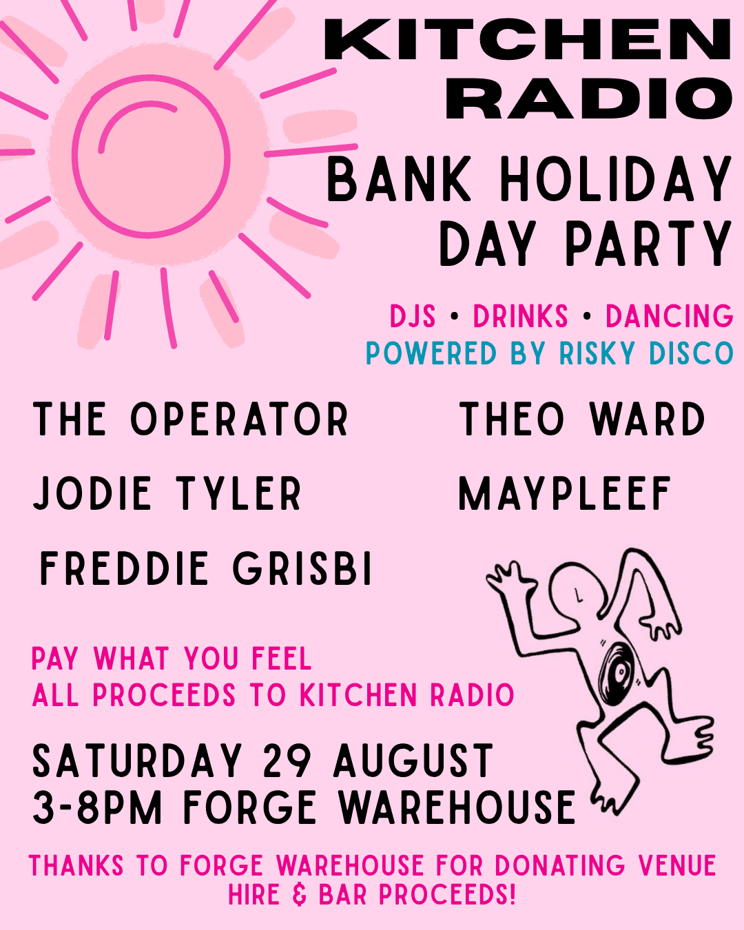 Kitchen Radio Bank Holiday Day Party
