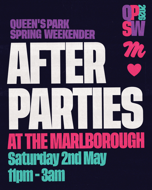 Queen's Park Spring Weekender '26 After Parties - SATURDAY ● The Red Room at The Marlborough ● at The Marlborough Red Room