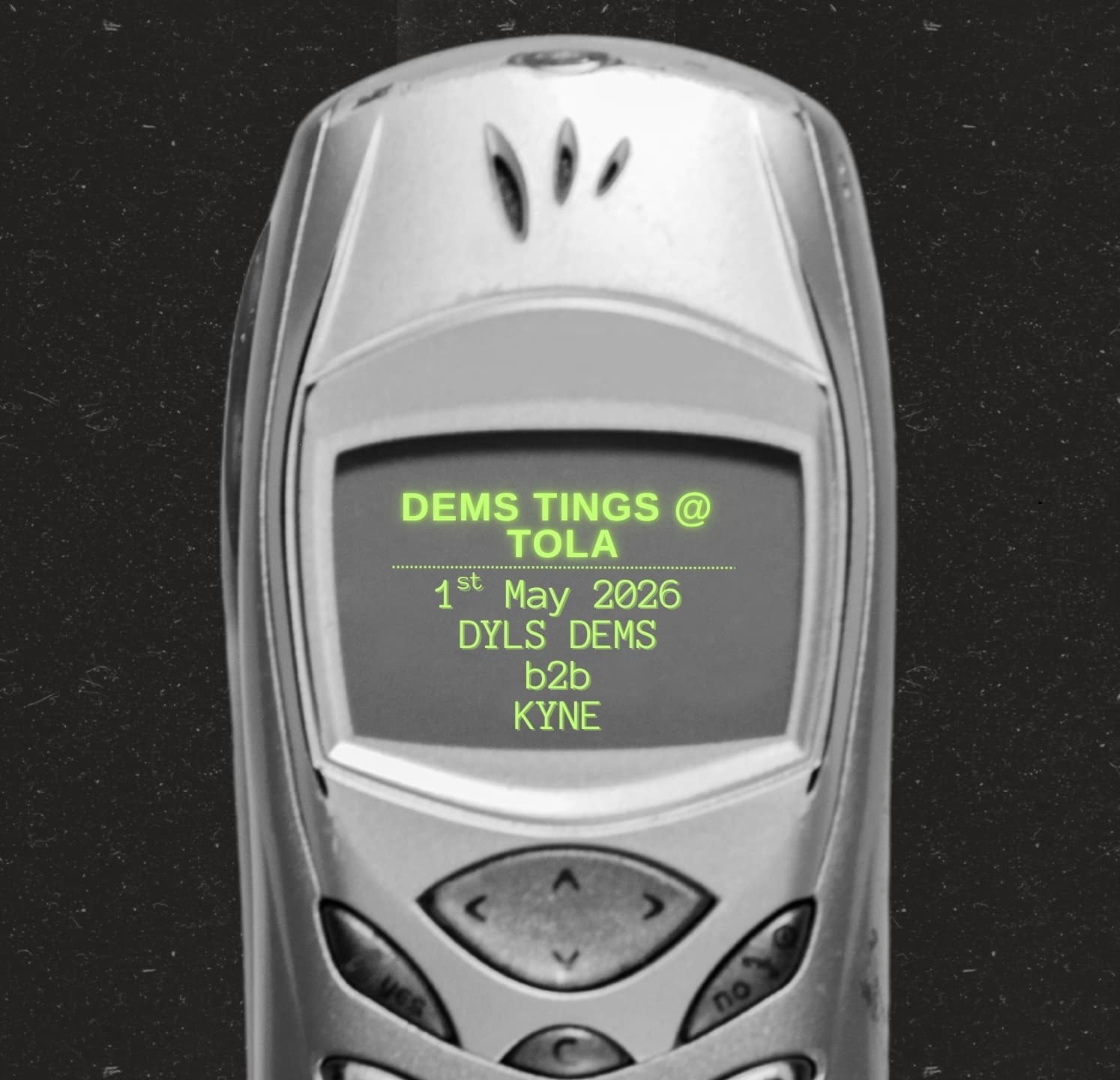 Dems Tings x Tola presents: MAY-DAY at Tola