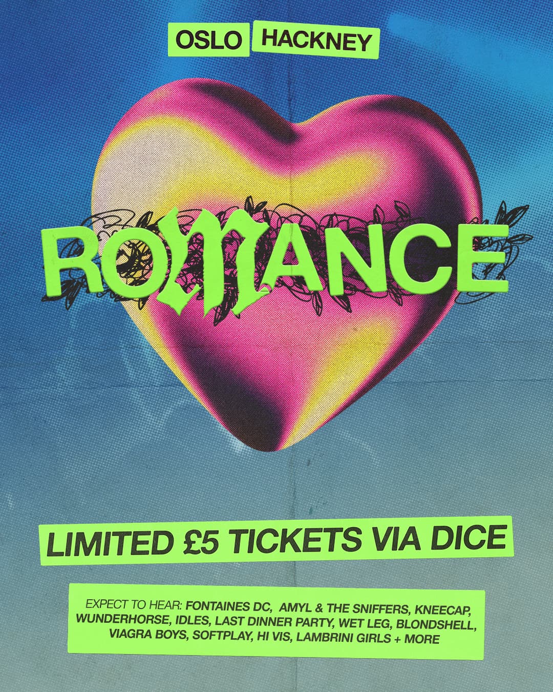 ROMANCE: Alt & Indie Club Night at Oslo Hackney London