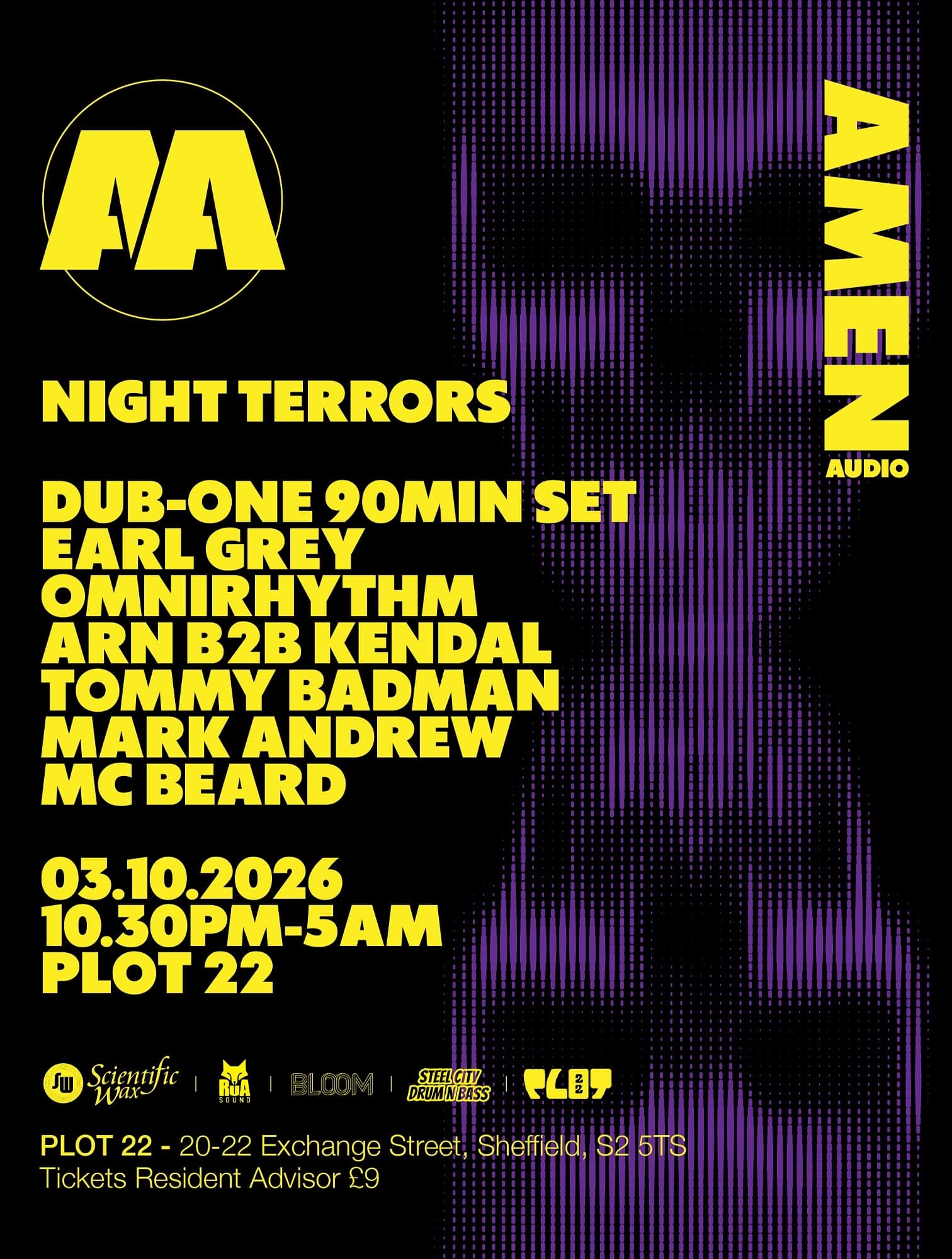 Amen Audio presents Night Terrors at Plot 22