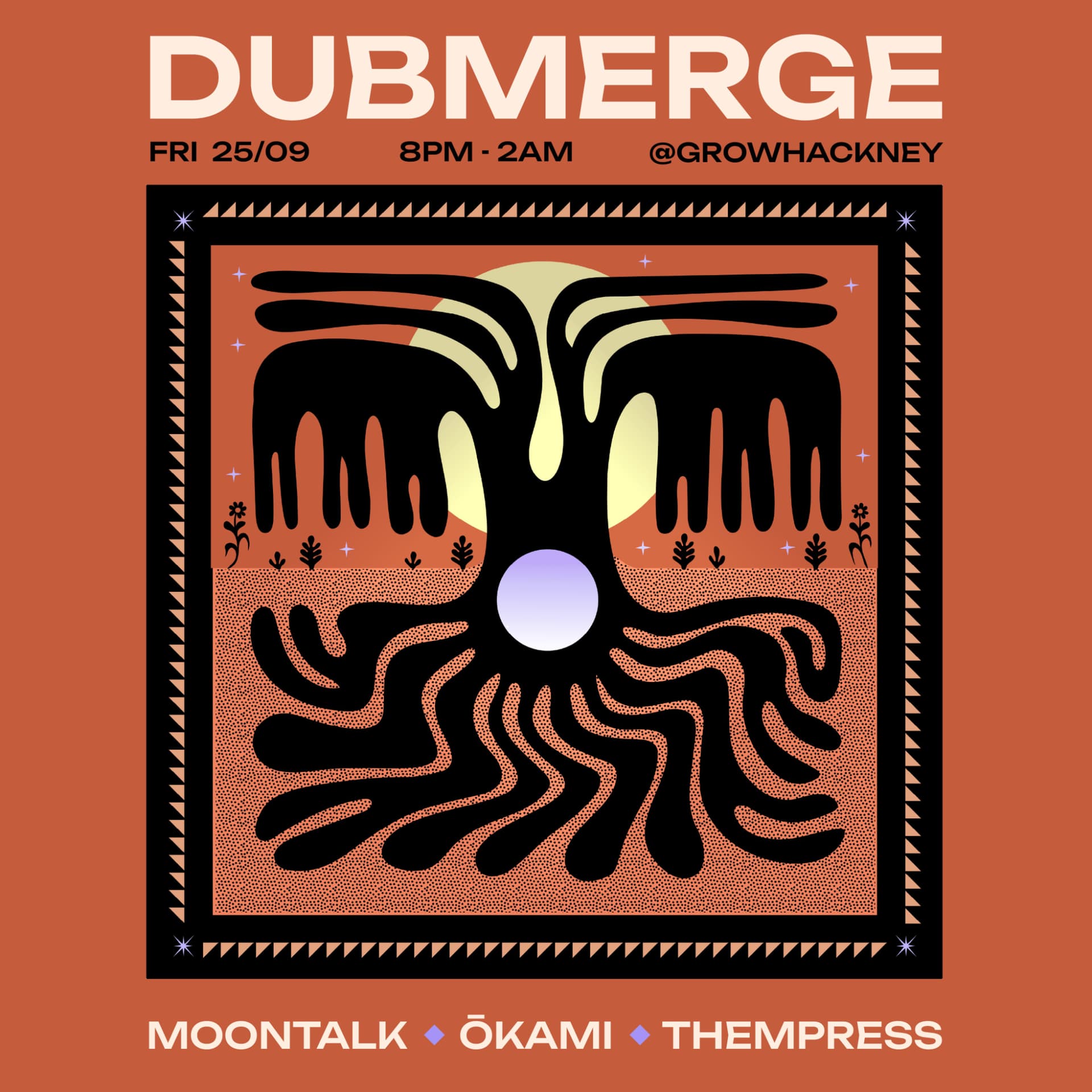 DUBMERGE: Moontalk // OKAMI // THEMPRESS at The Grow