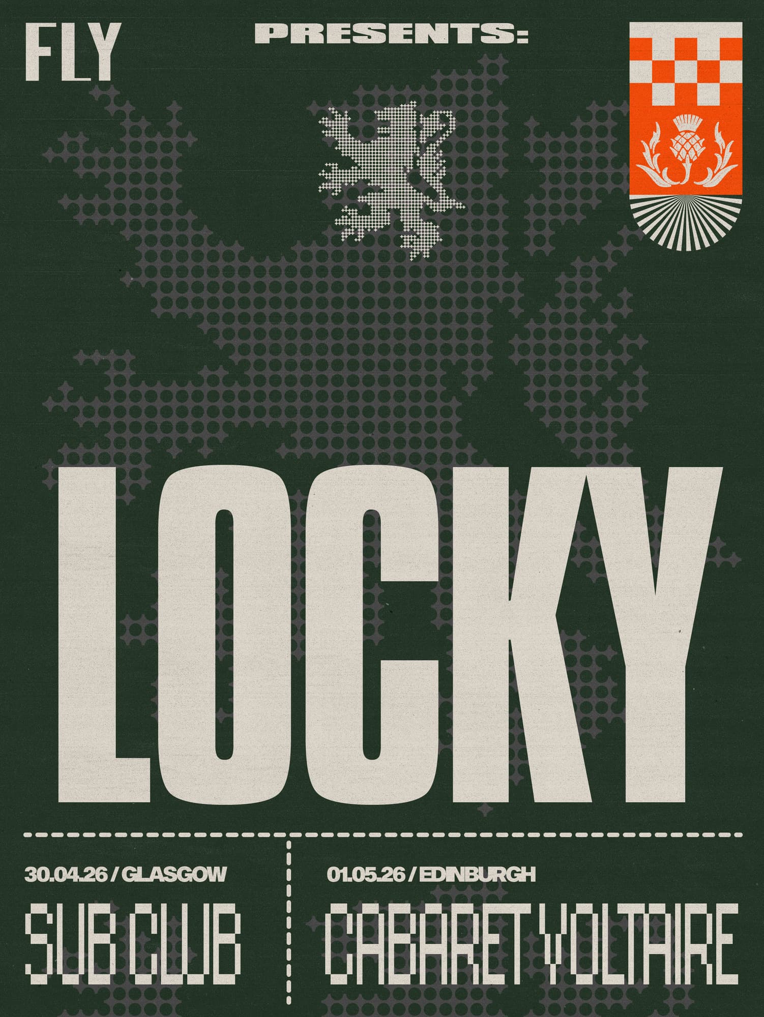 FLY // Locky - Edinburgh at Cafe Voltaire