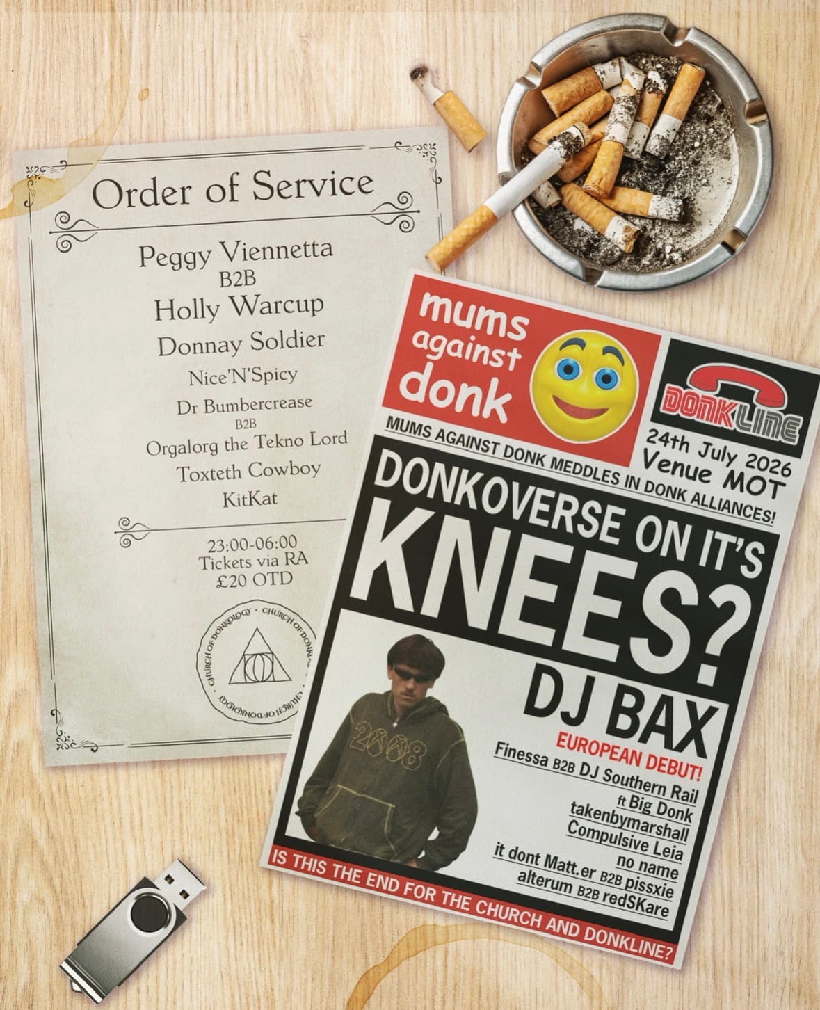 Mums Against Donk X Church of Donkology X Donkline at Venue MOT