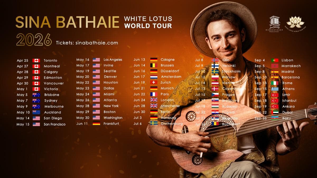 Sina Bathaie White Lotus World Tour - Live in London at Battersey Arts Centre