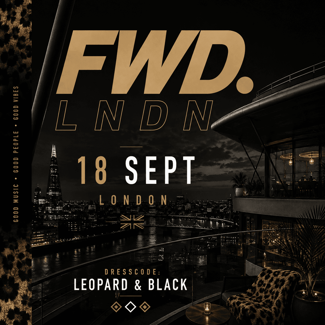 FWD LNDN: Leopard & Black at The Star Shoreditch