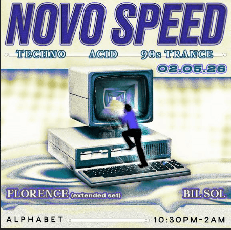 Novo Speed – From House to Techno to Trance at A L P H A B E T