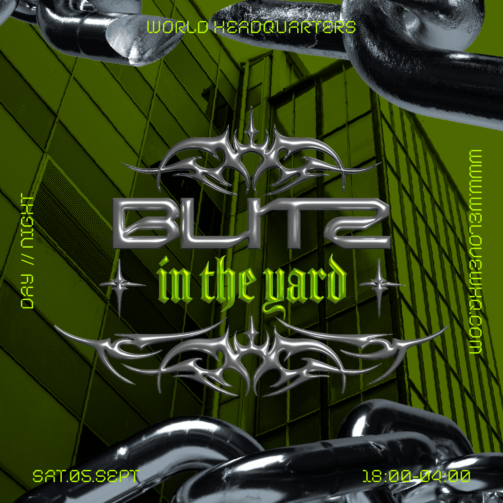 BLITZ IN THE YARD - FREE PARTY - DAY & NIGHT