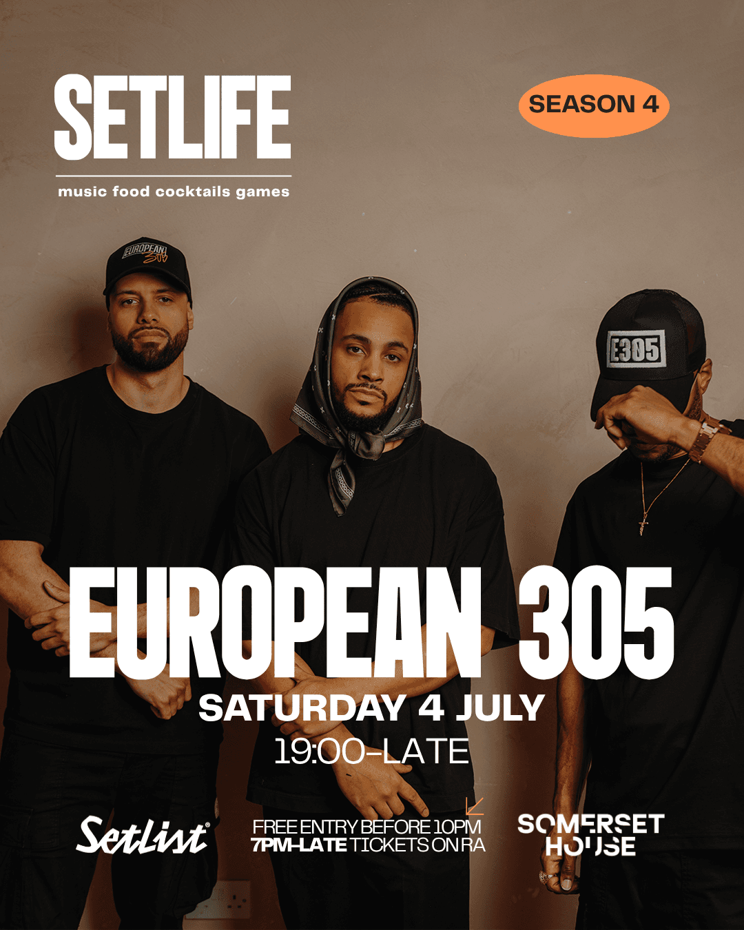 SETLIFE presents European 305 at Setlist @ Somerset House
