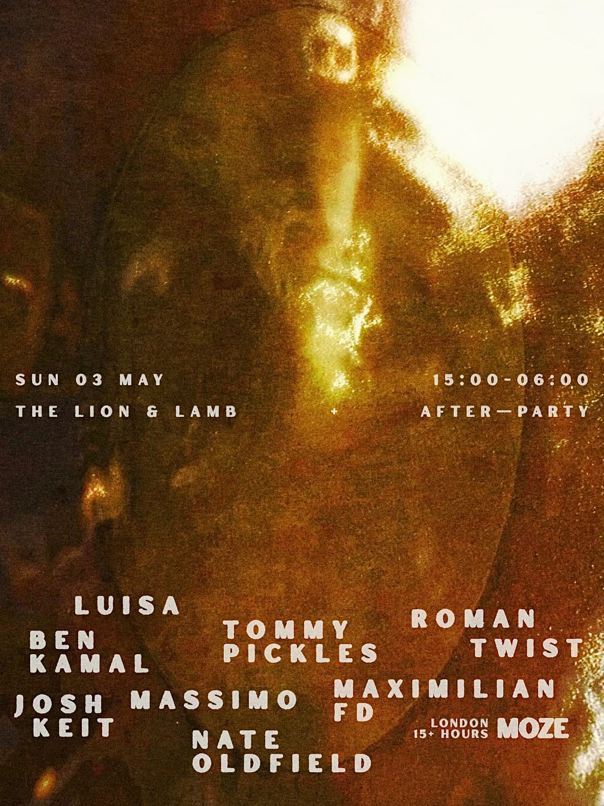 MOZE: Bank holiday Sunday after-party at Secret London Location