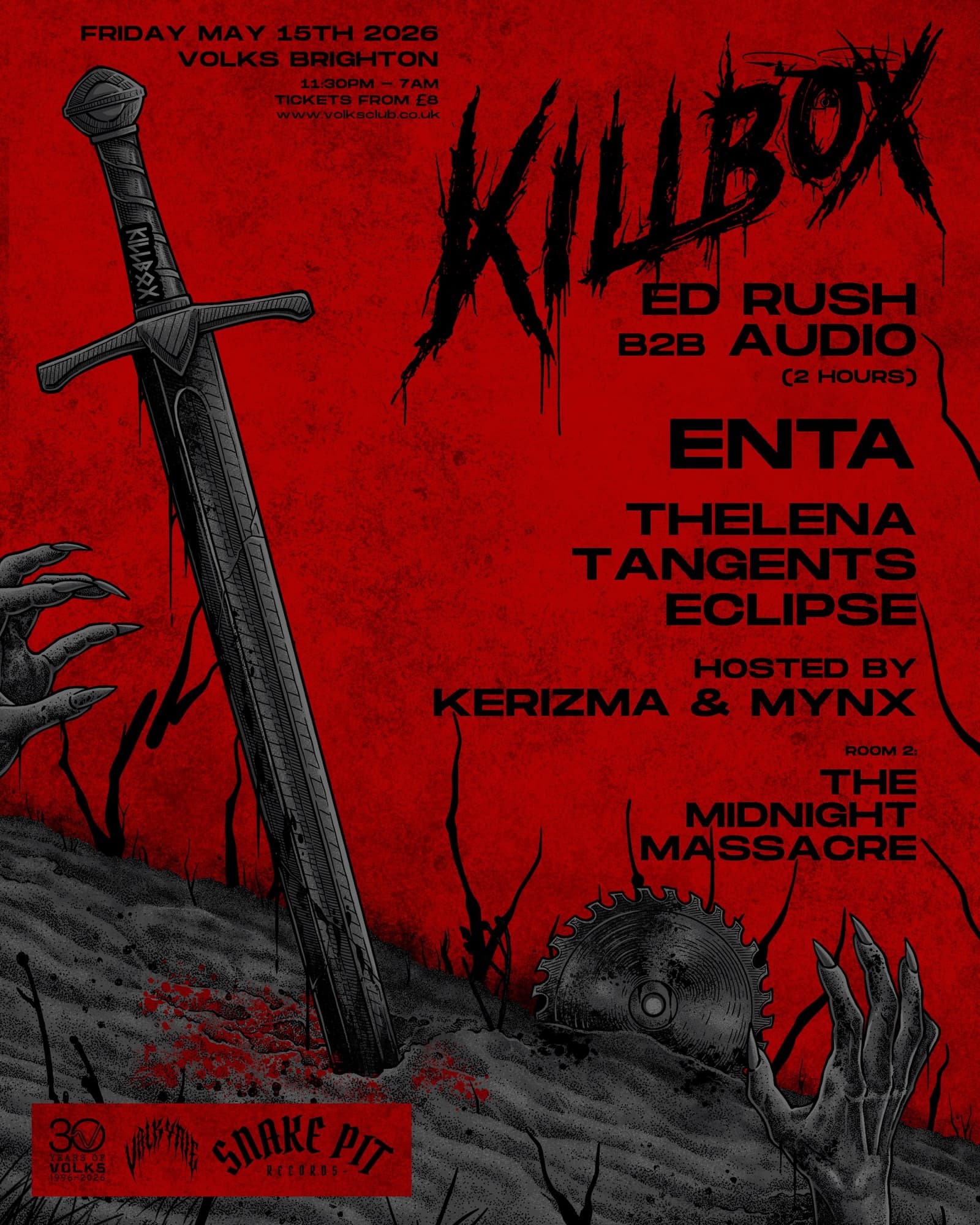 Snakepit Records: Killbox at Volks
