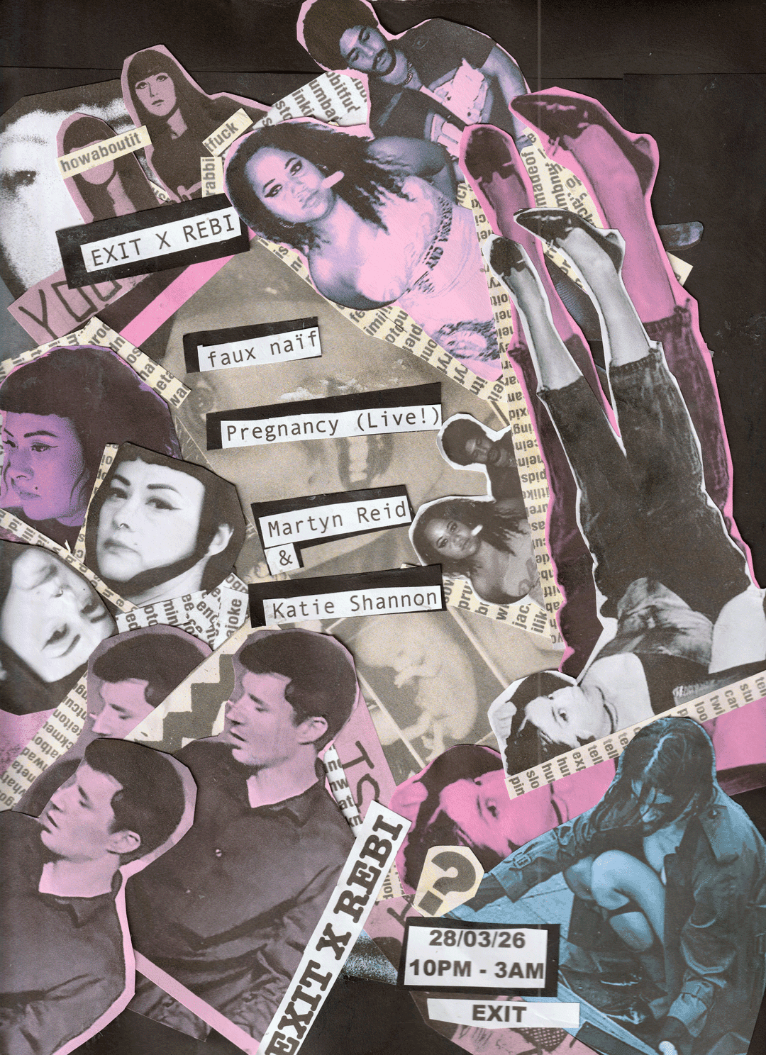 EXIT X REBI - faux naïf, Pregnancy (Live!), Martyn Reid & Katie Shannon at EXIT Glasgow