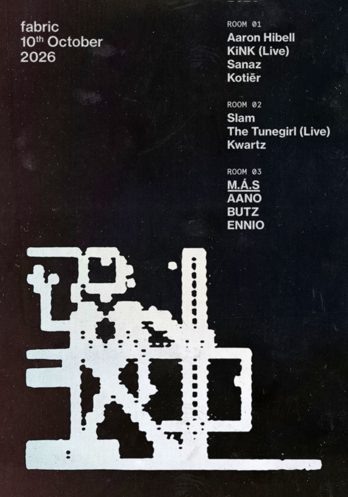 Aaron Hibell, KiNK (Live), Slam, The Tunegirl (Live), Sanaz, Kotiēr, Kwartz
