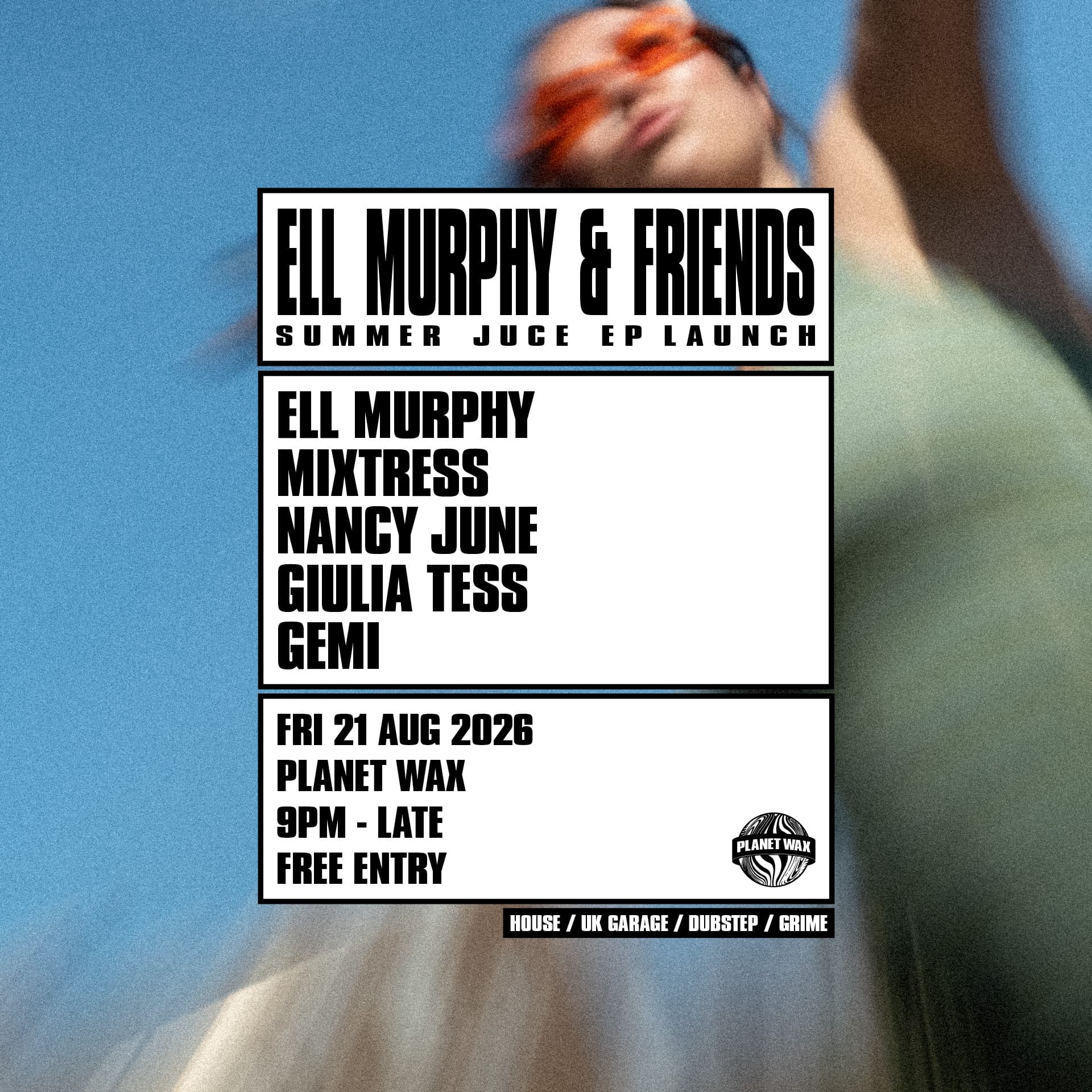 Ell Murphy & Friends - Summer Juce EP Launch at Planet Wax