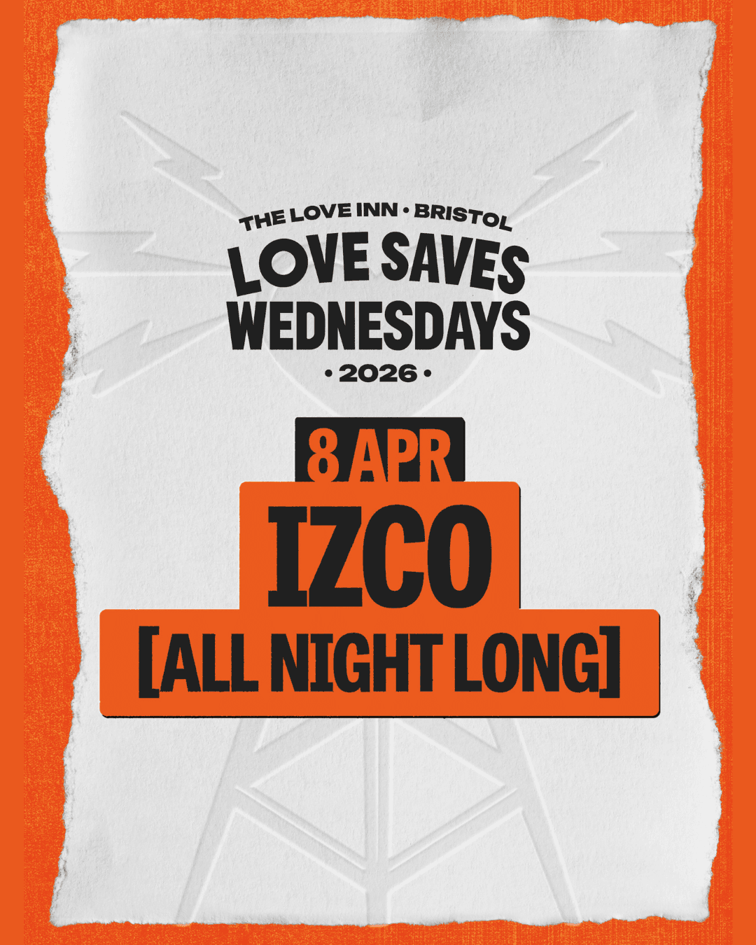 Love Saves Weds with Izco (All Night Long) at The Love Inn