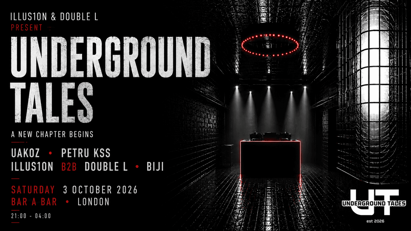UNDERGROUND TALES at Bar A Bar