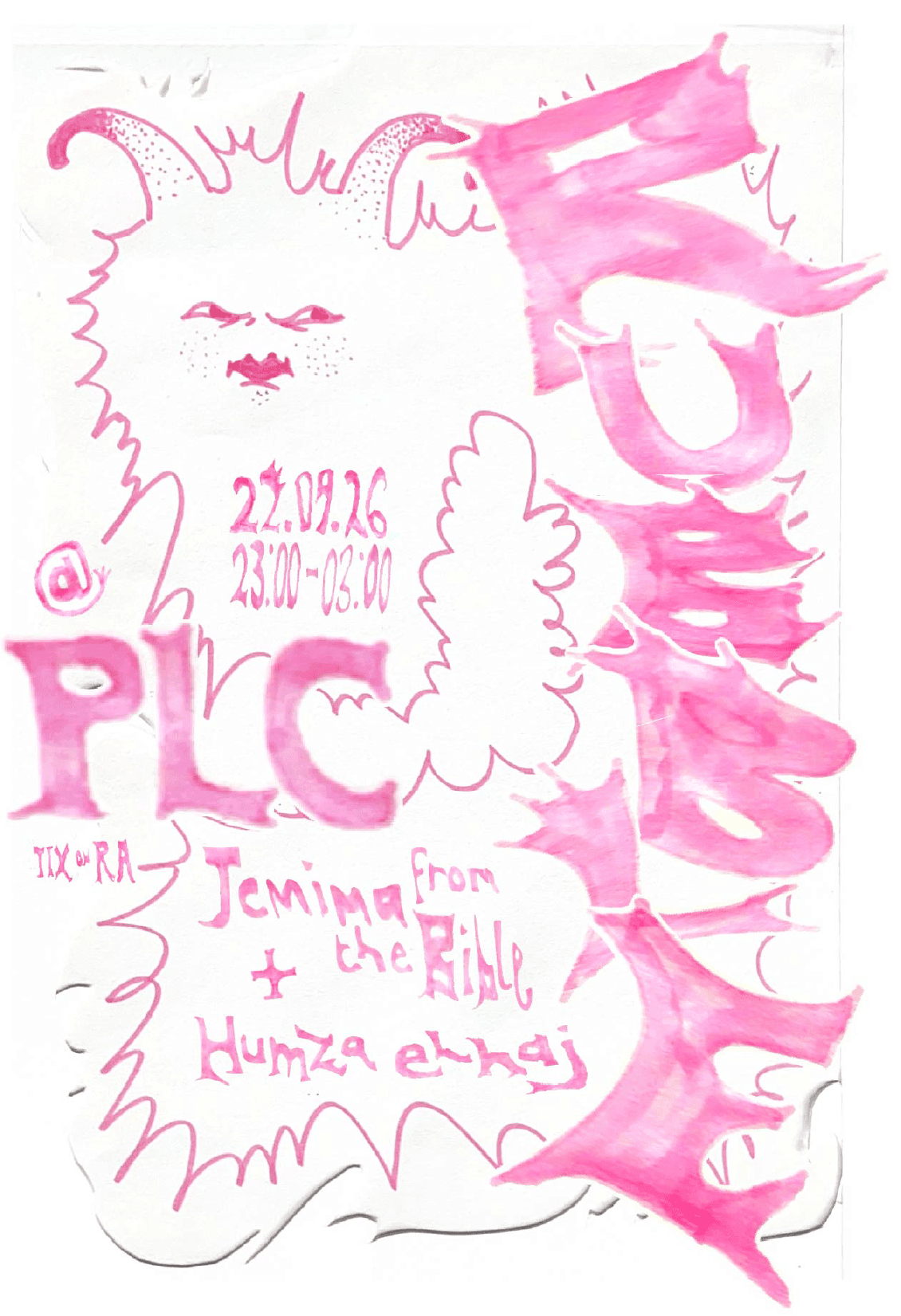 RUBBLE // Jemima from the Bible, Humza at People's Leisure Club