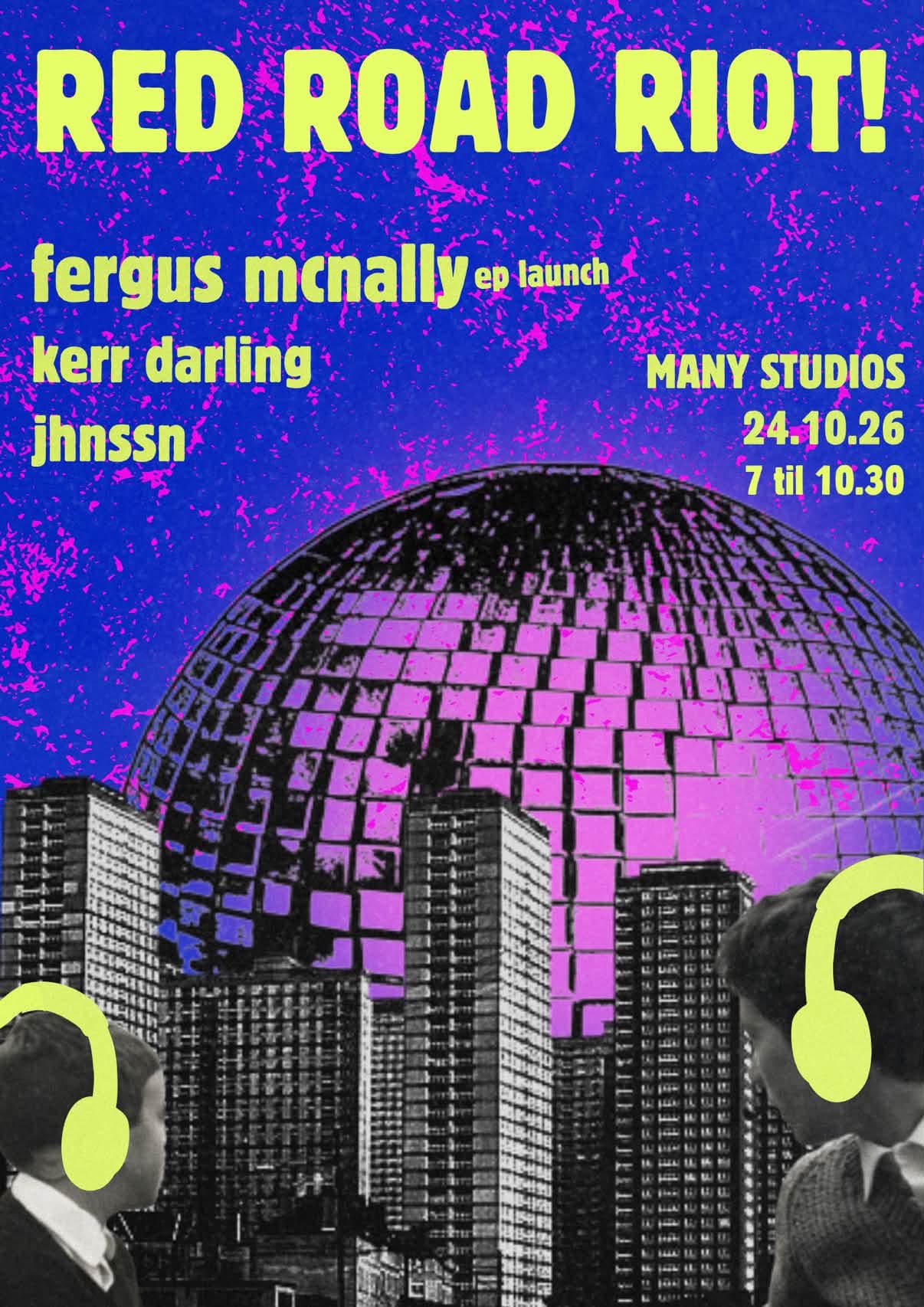 Upcoming event poster at Many Studios