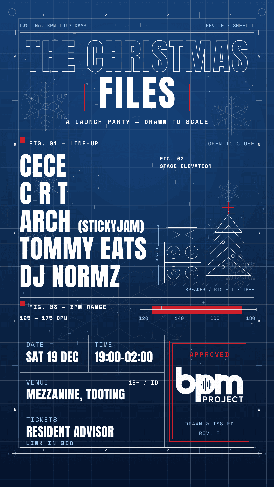 The BPM Project: THE CHRISTMAS FILES at the Mezzanine at Mezzanine Tooting
