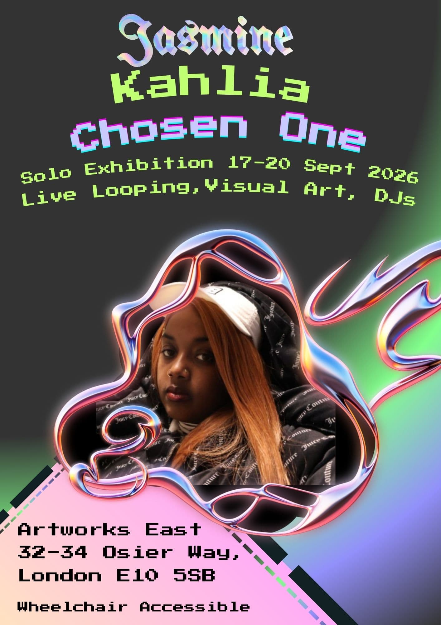 Jasmine Kahlia - Chosen One Exhibition at Artworks East