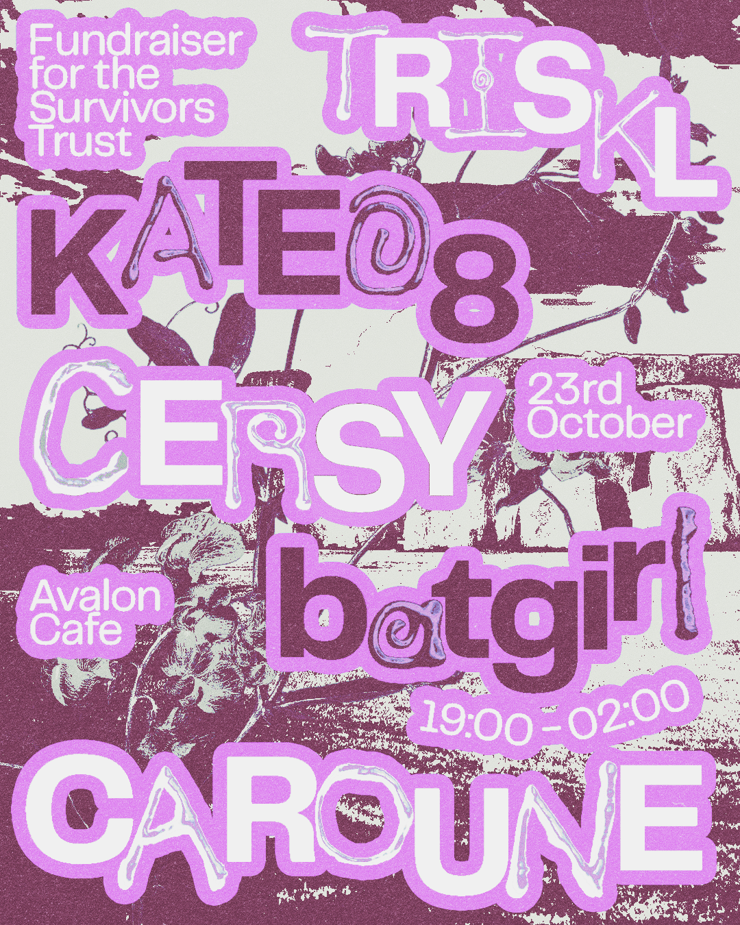 Triskl Fundraiser for The Survivors Trust w/ Kate08, Cersy, batgirl & Caroune