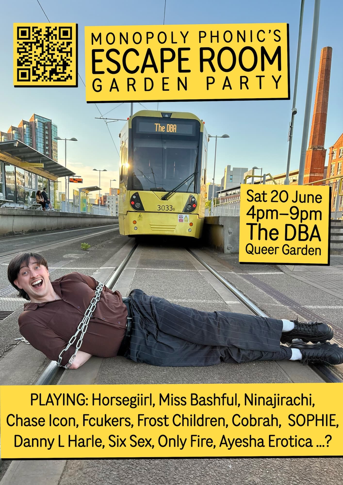 Monopoly Phonic's Escape Room Garden Party at The DBA
