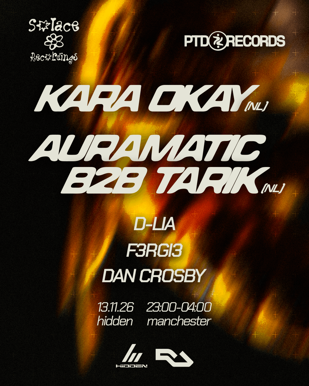 PTD Records x Solace present: Kara Okay, Auramatic b2b Tarik
