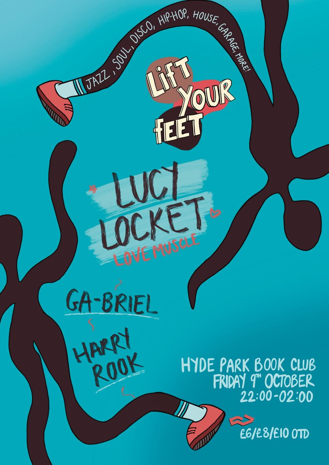 Lift Your Feet - Lucy Locket + Residents at Hyde Park Book Club