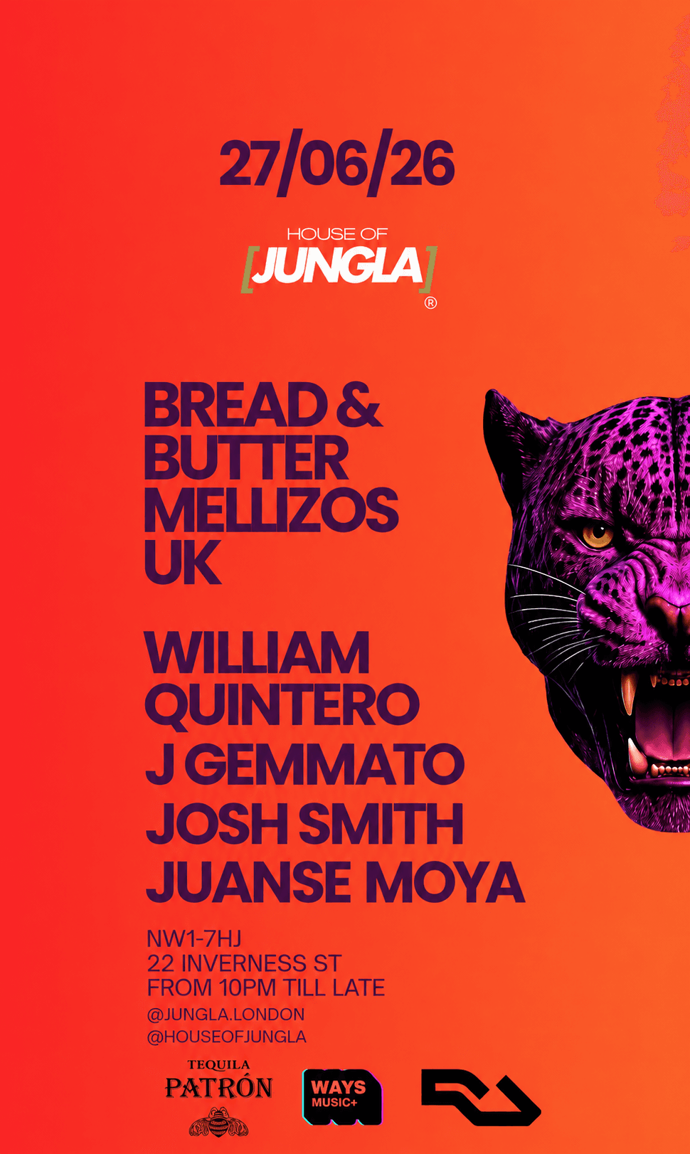 House of jungla at JUNGLA LONDON
