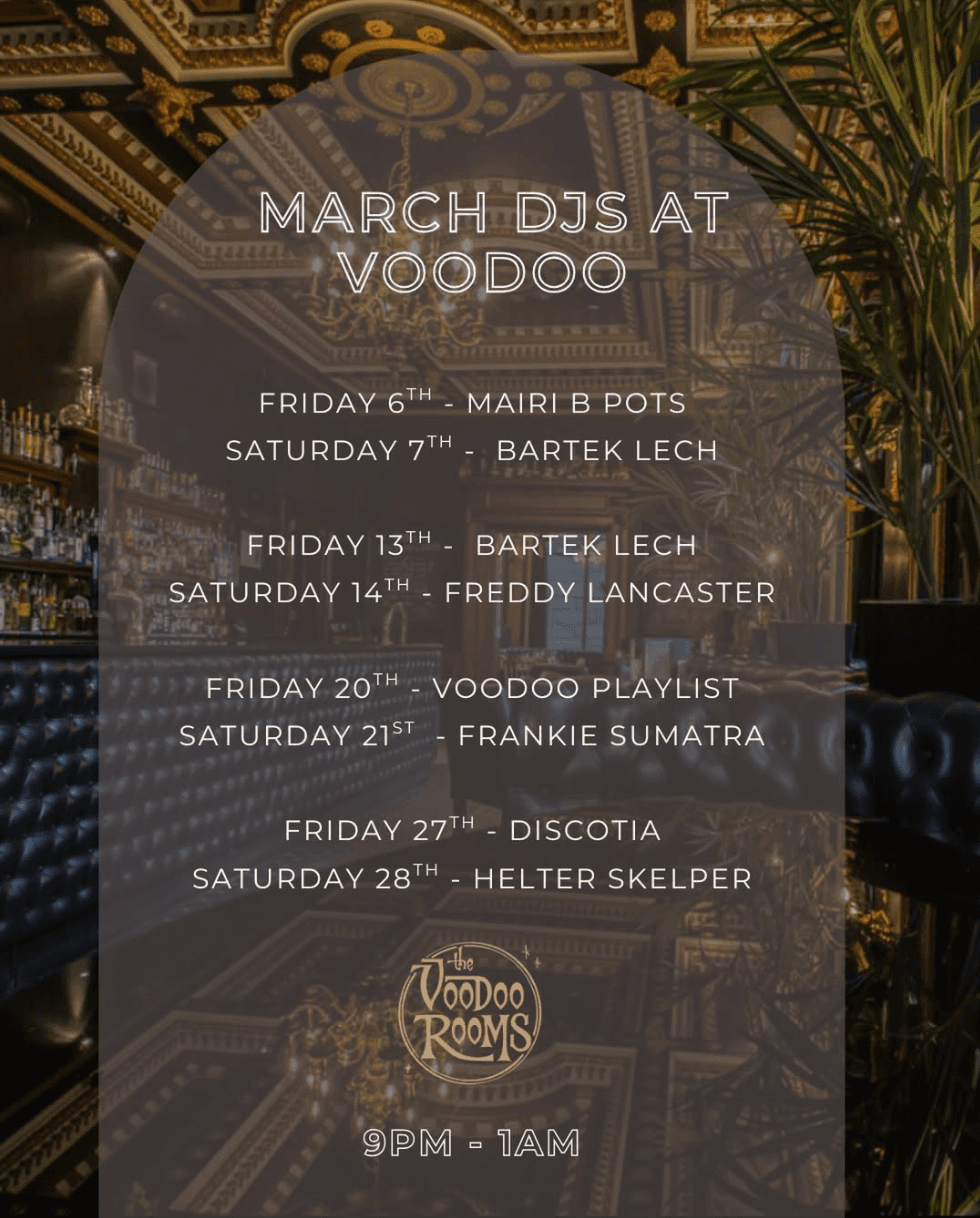 Frankie Sumatra at The Voodoo Rooms