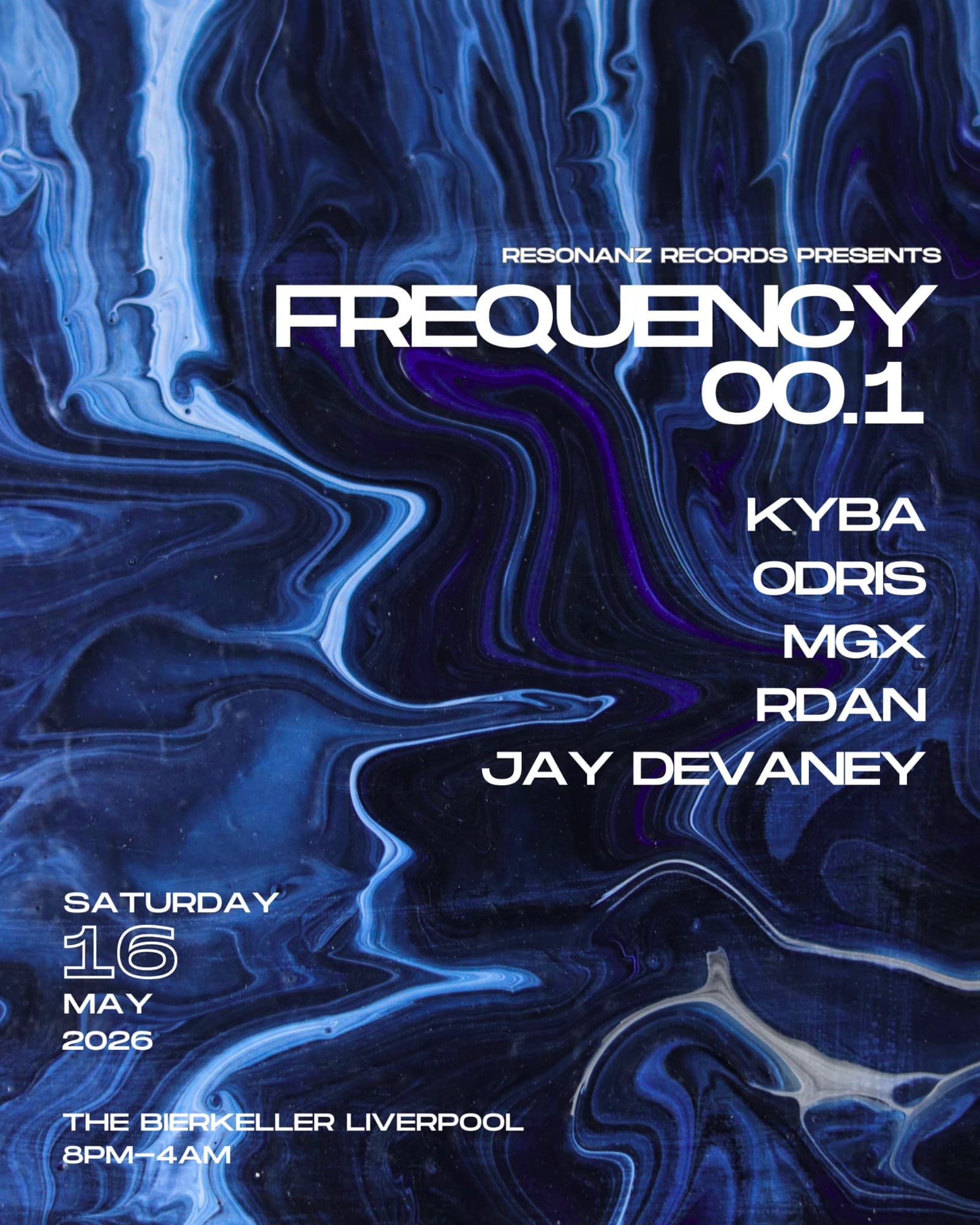 RESONANZ presents: Frequency 00.1 at Bierkeller Liverpool