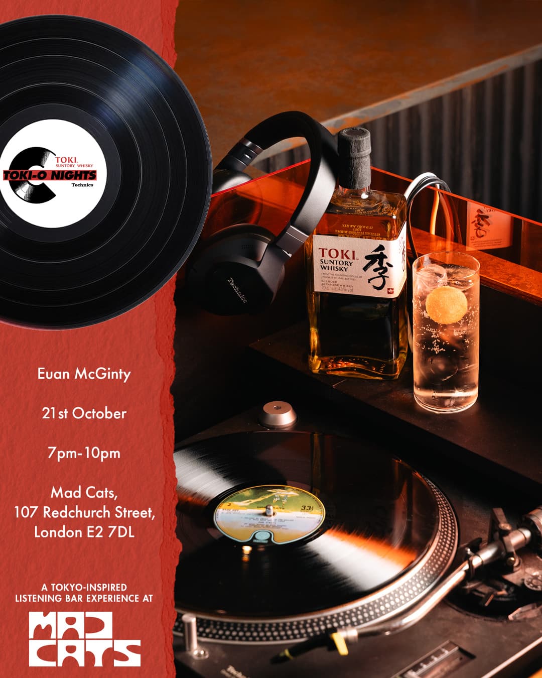 Toki-O Nights: Powered by Technics (Euan McGinty) at Mad Cats