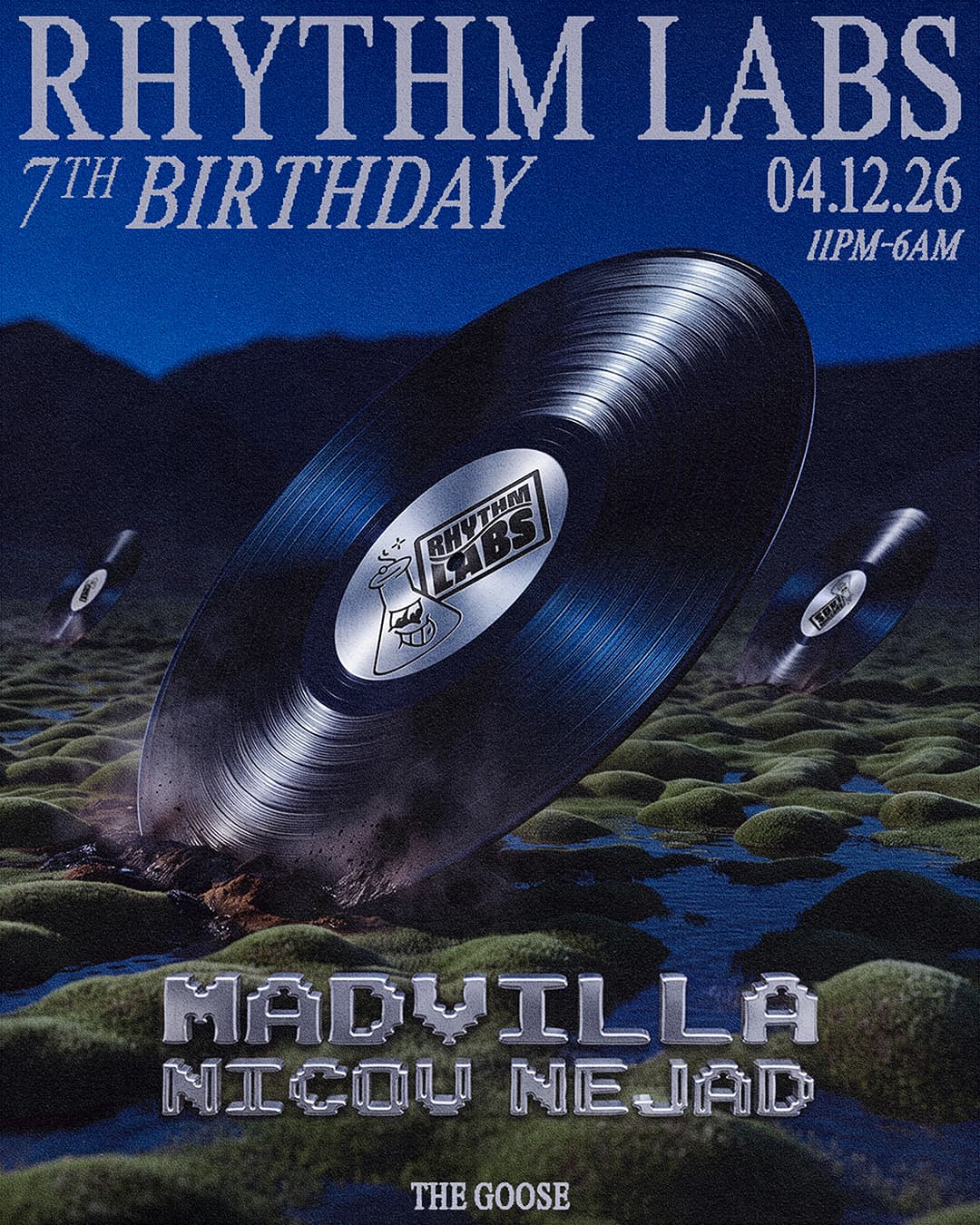 Rhythm Labs 7th Birthday W/ MADVILLA - Secret North London Location