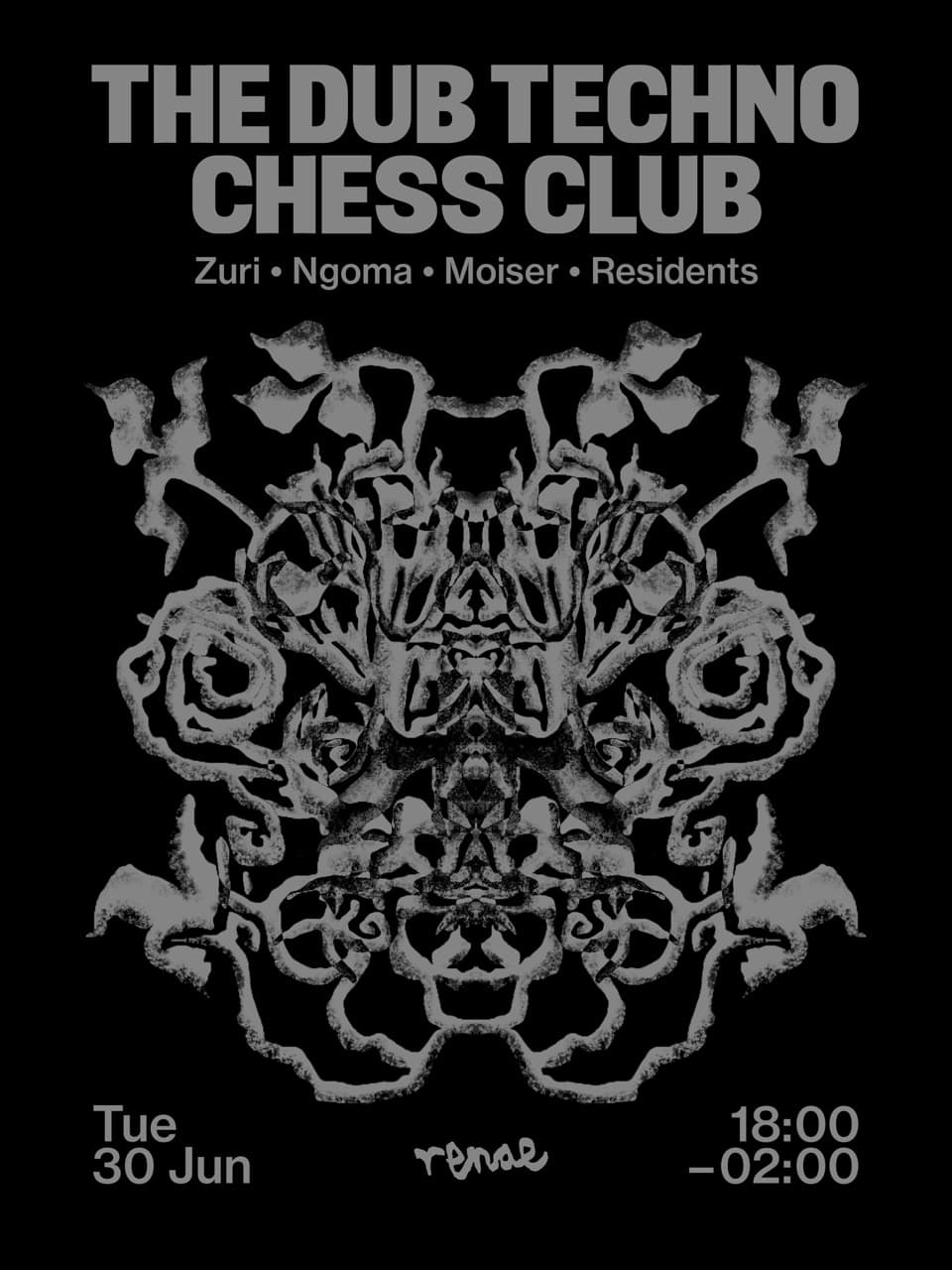 The Dub Techno Chess Club at renae