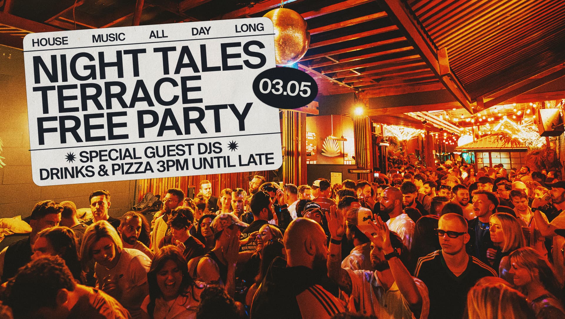 A Free Bank Holiday Day Party at Night Tales