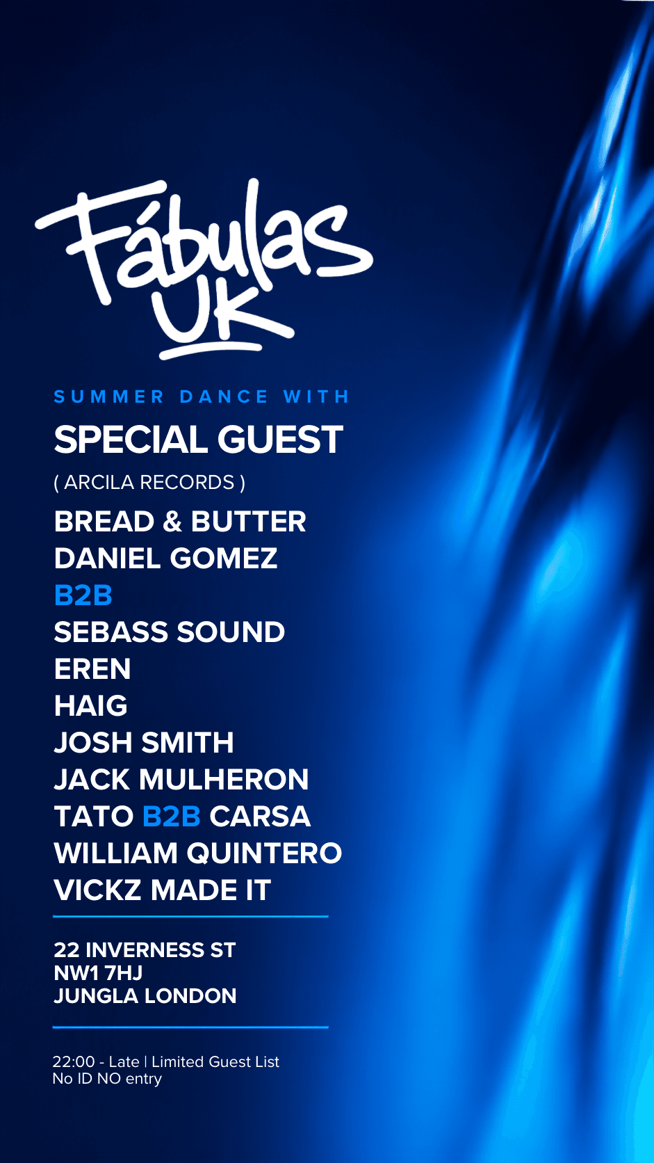 FABULAS UK at London Venue TBA
