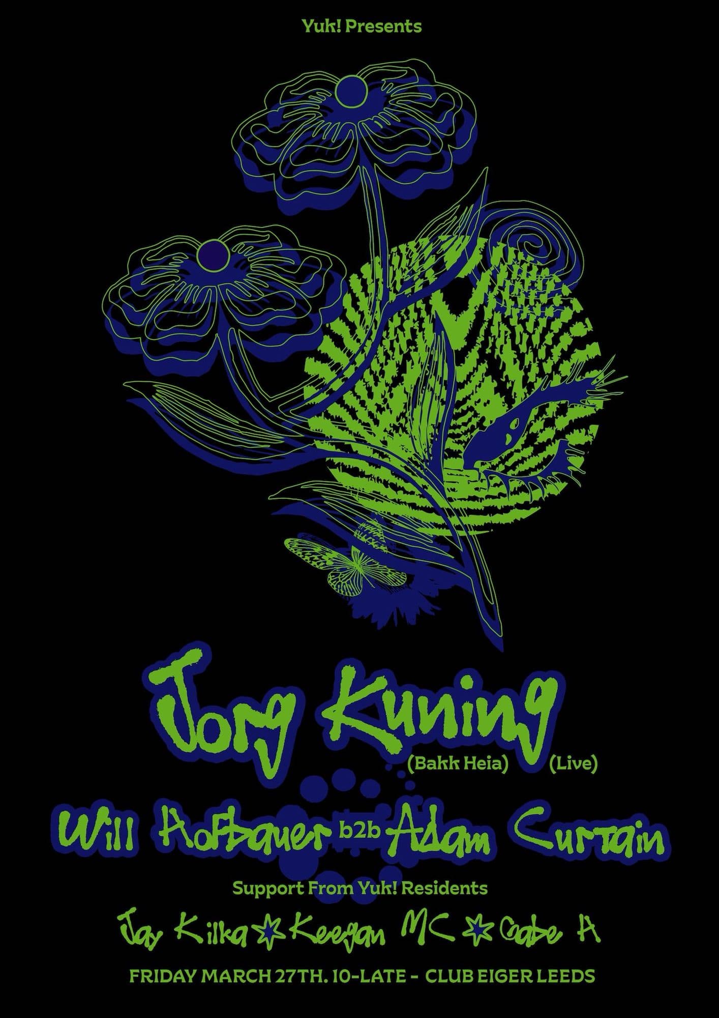 Jorg Kuning (Live), Adam Curtain b2b Will Hofbauer