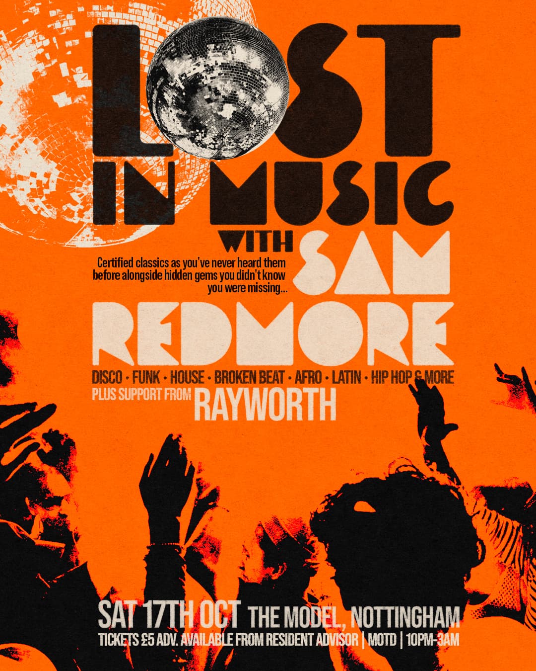 Lost In Music with SAM REDMORE at The Model