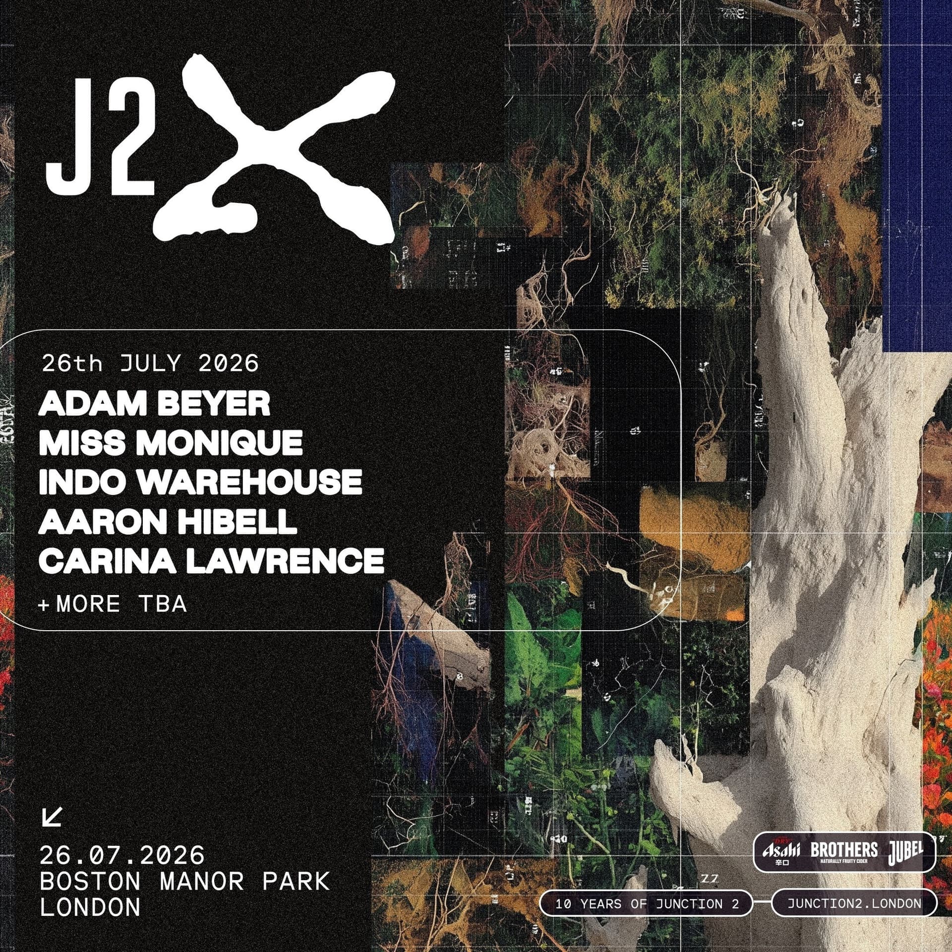 Junction 2: Adam Beyer, Miss Monique, Indo Warehouse at Boston Manor Park