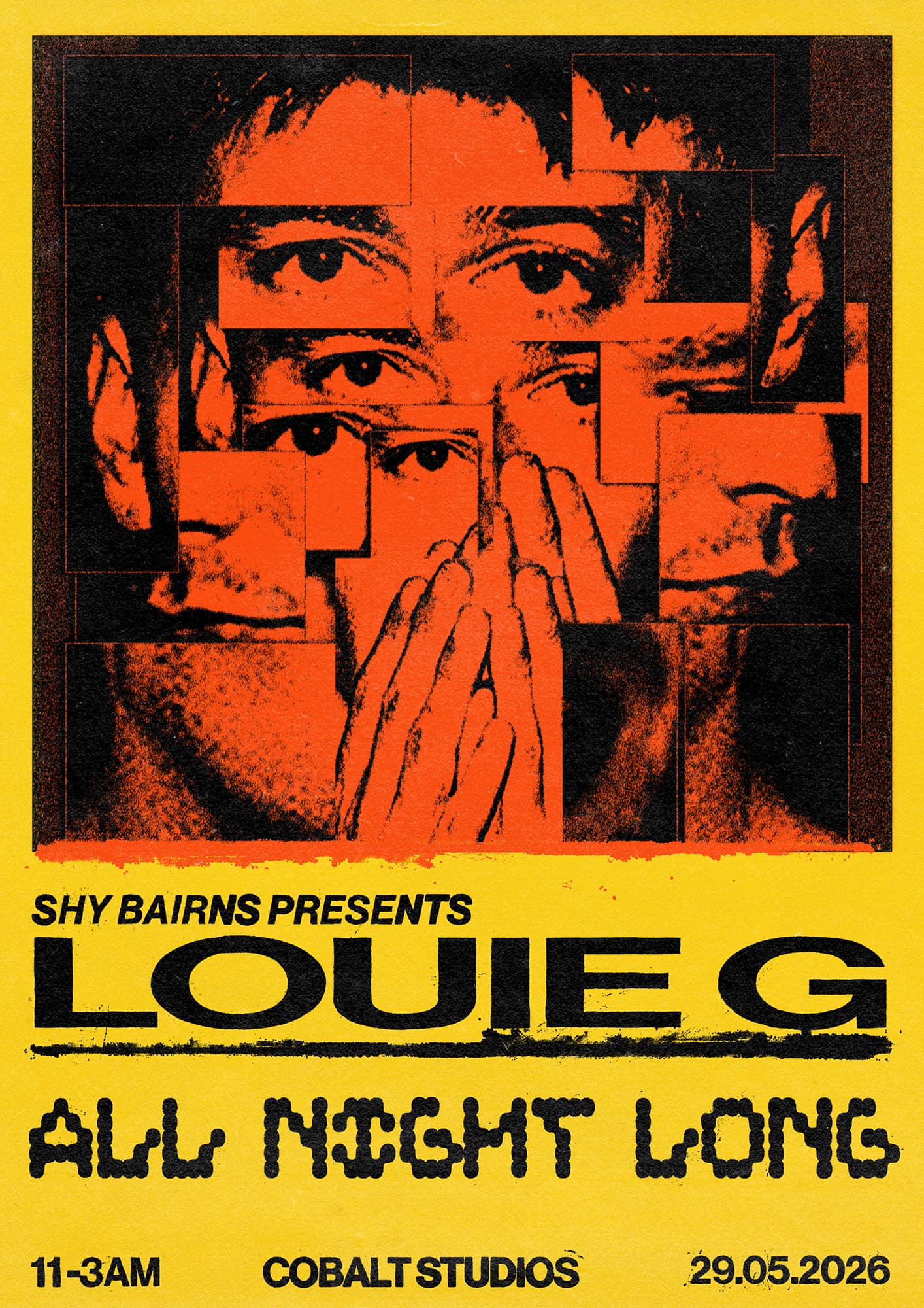 Shy Bairns presents // Louie G All Night Long at Cobalt Studios