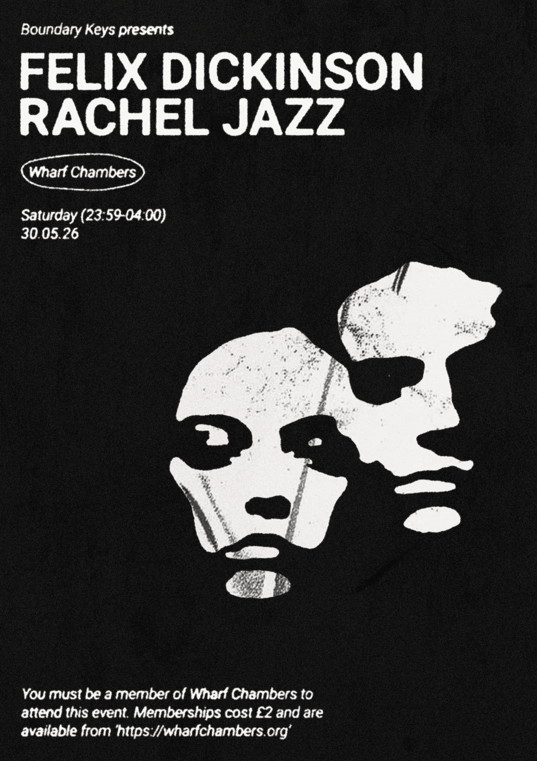 Boundary Keys: Felix Dickinson & Rachel Jazz at Wharf Chambers