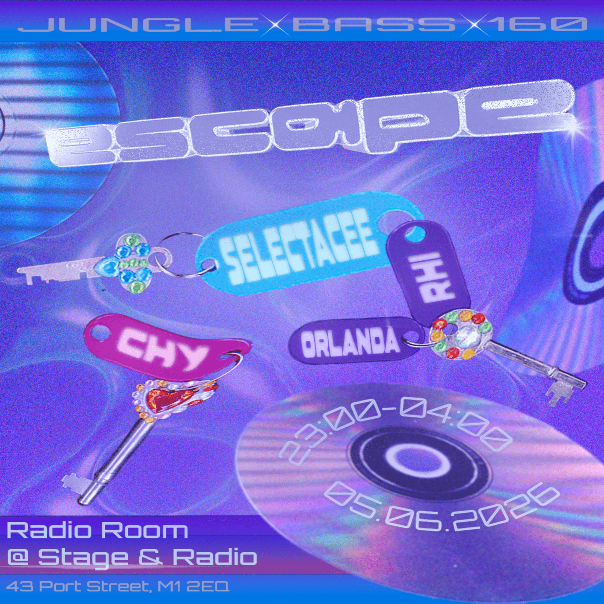 escape: SELECTACEE, CHY, Orlanda & Rhi at The Radio Room @ Stage & Radio