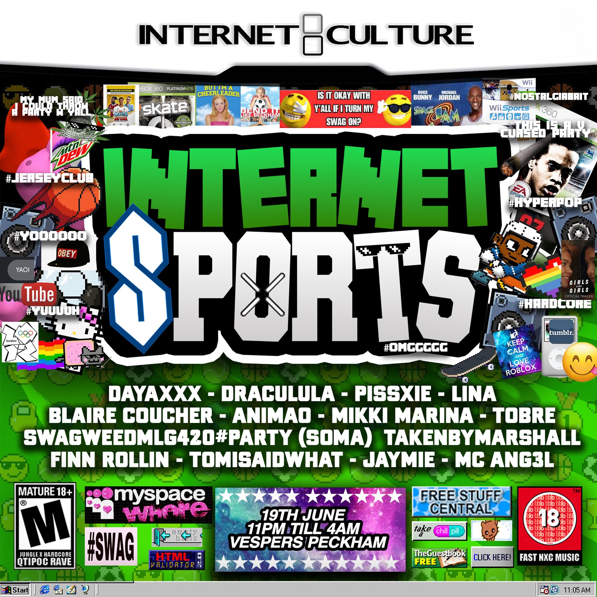 #INTERNETSPORTS // SPORTS!SPORTS!SPORTS at Vespers Club
