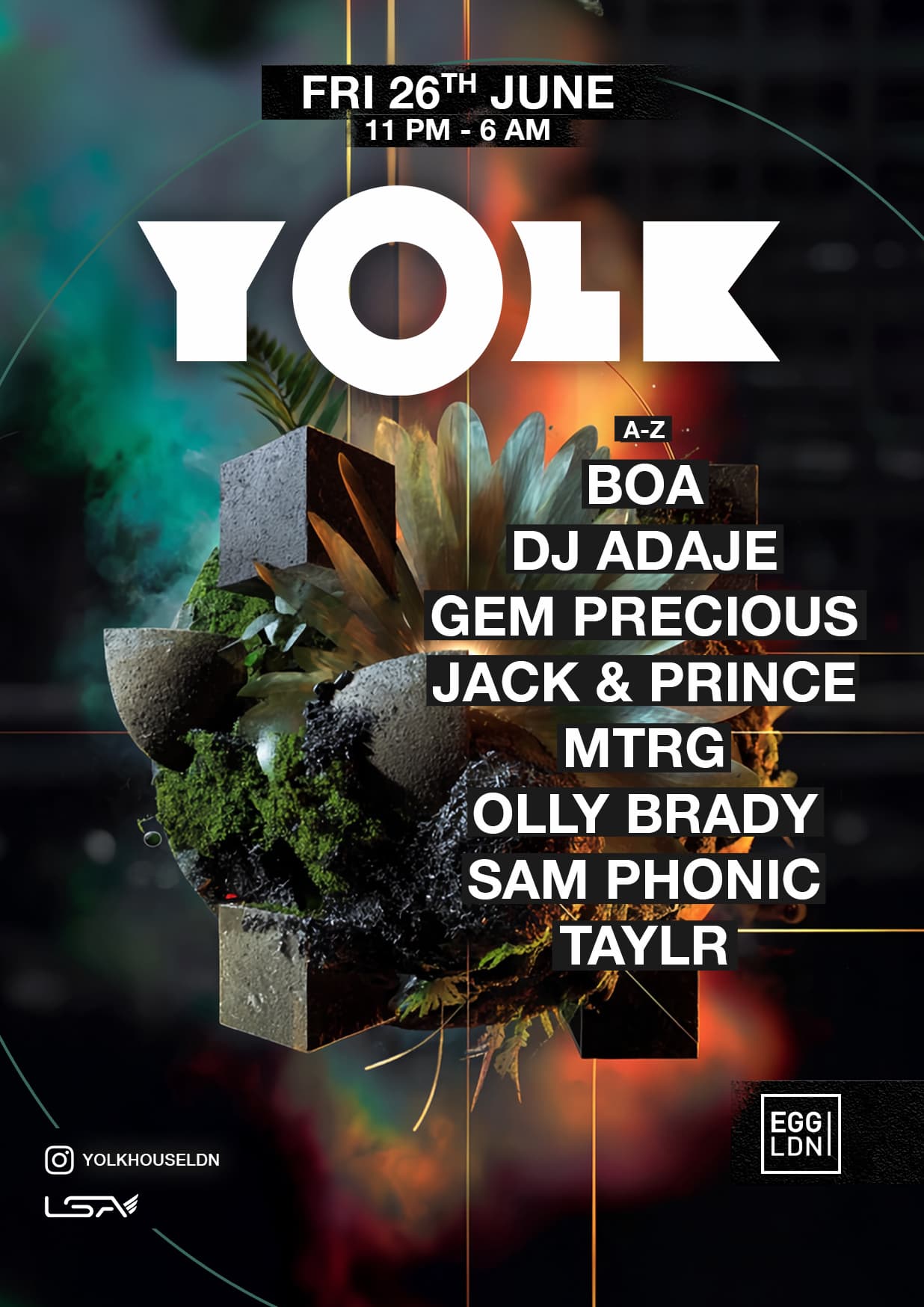 YOLK: House & Tech-House at Egg LDN at Egg London