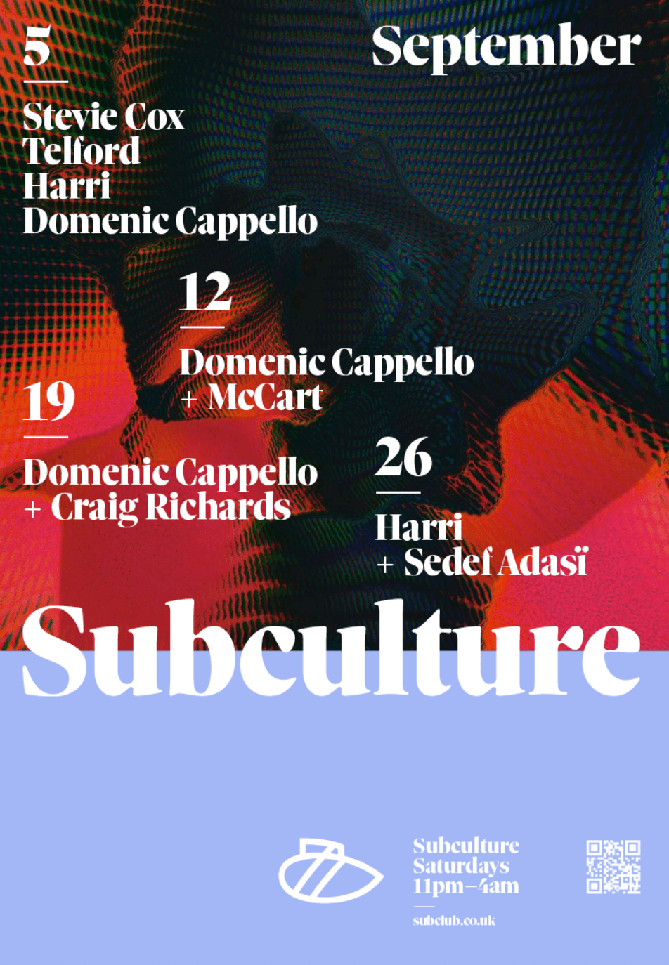 Subculture w/ Domenic Cappello + McCart at Sub Club