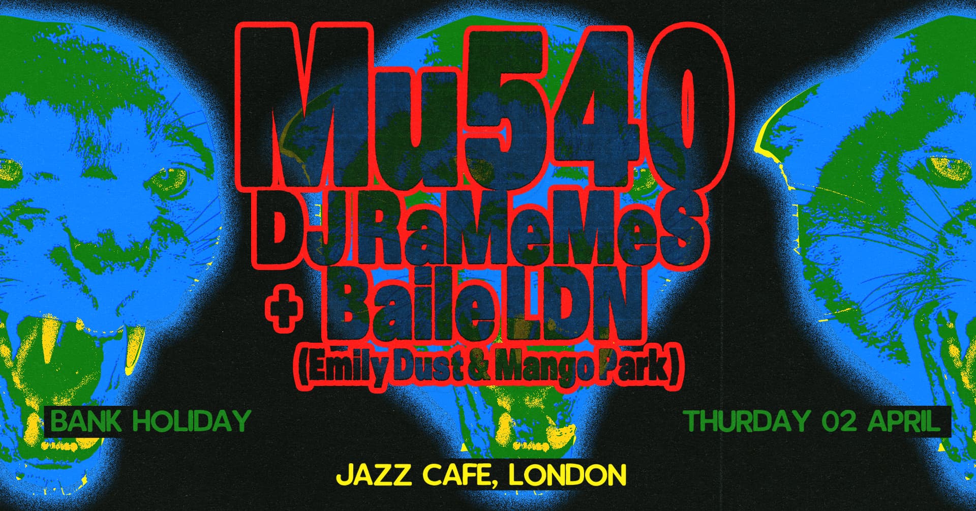 Mu540 + DJ RaMeMes: Bank Holiday Thursday at The Jacc Cafe
