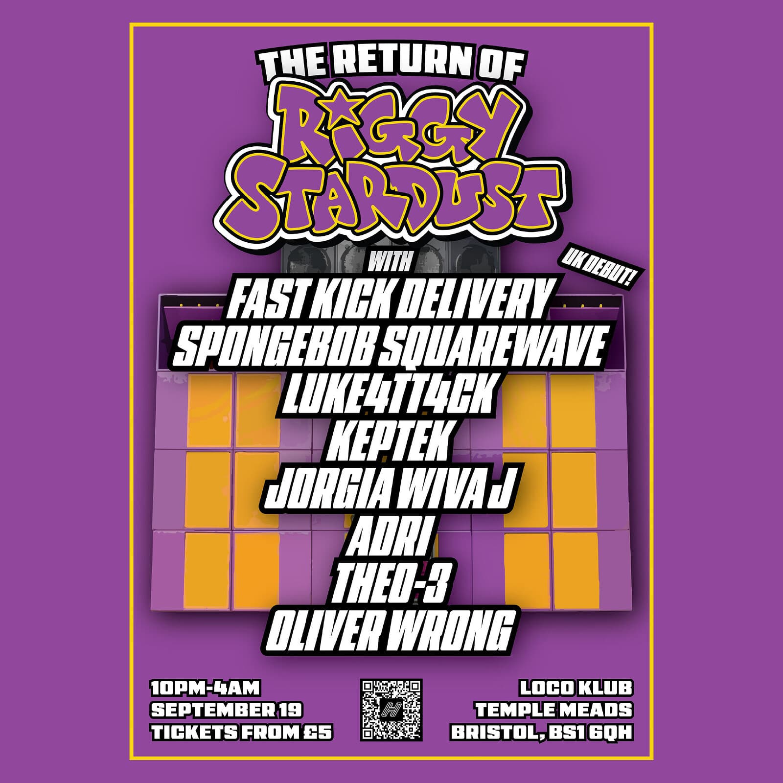 RIGGY STARDUST RETURNS at The Loco Klub